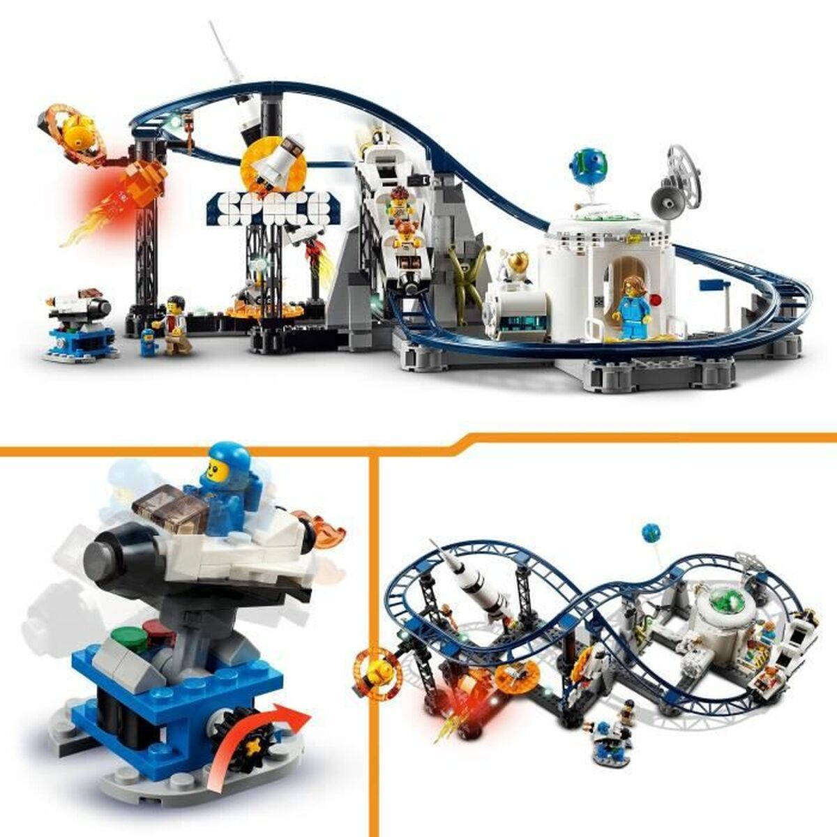 Playset Lego Creator 31142 Space Rollercoaster 874 Предметы-3