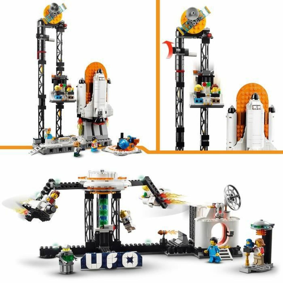 Playset Lego Creator 31142 Space Rollercoaster 874 Предметы-4