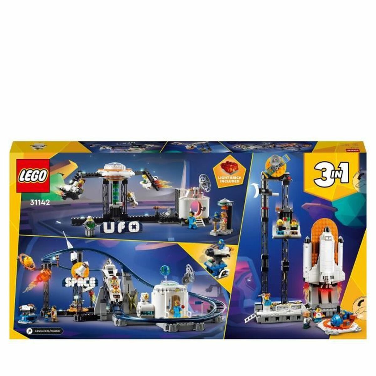 Playset Lego Creator 31142 Space Rollercoaster 874 Предметы-6