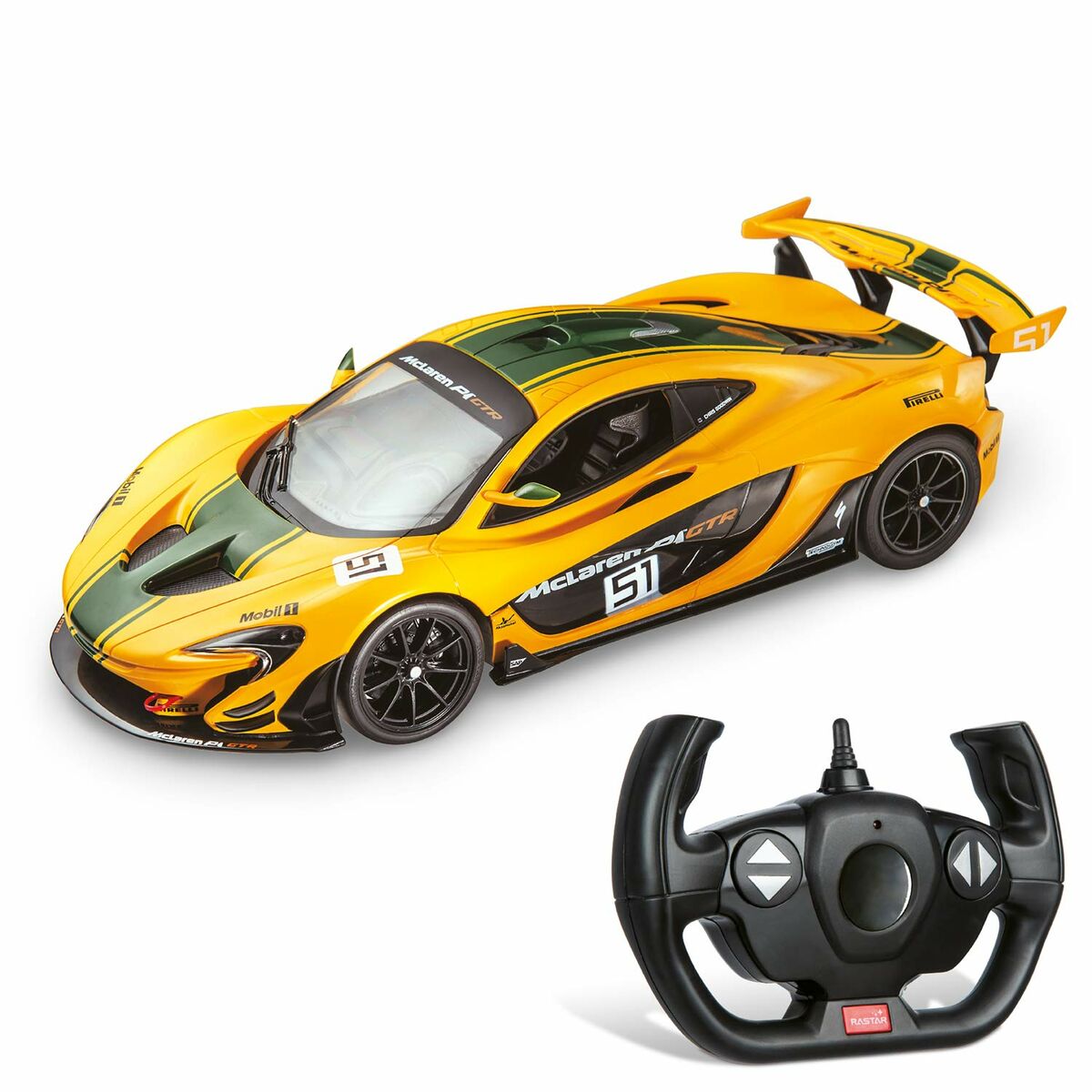 Машинка на радиоуправлении Mondo McLaren P1 GTR 1:14 Жёлтый-2