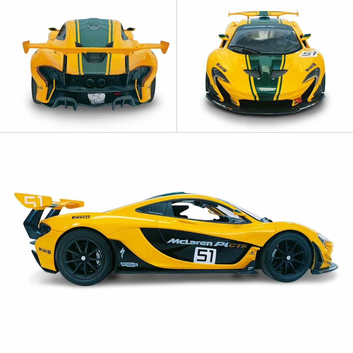 Машинка на радиоуправлении Mondo McLaren P1 GTR 1:14 Жёлтый-5