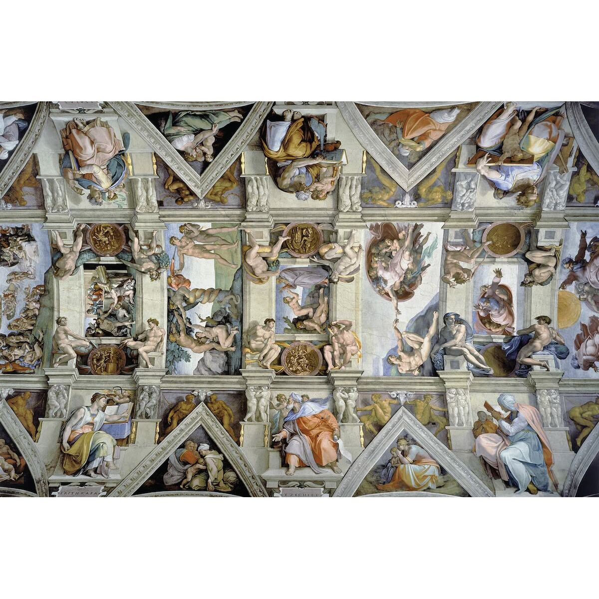 Головоломка Ravensburger 17429 The Sistine Chapel - Michelangelo 5000 Предметы-2