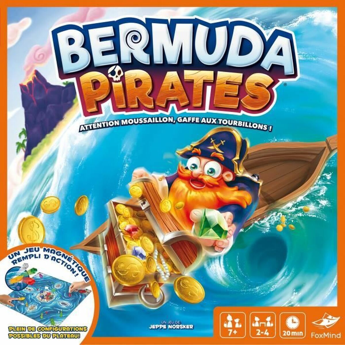Настольная игра Asmodee Bermuda Pirates (FR)-3