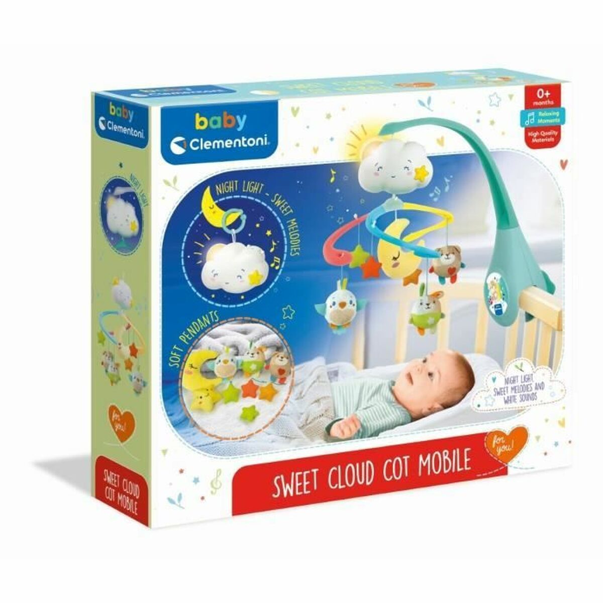 Подвесная игрушка для детской кроватки Clementoni Sweet Dream Пластик-2