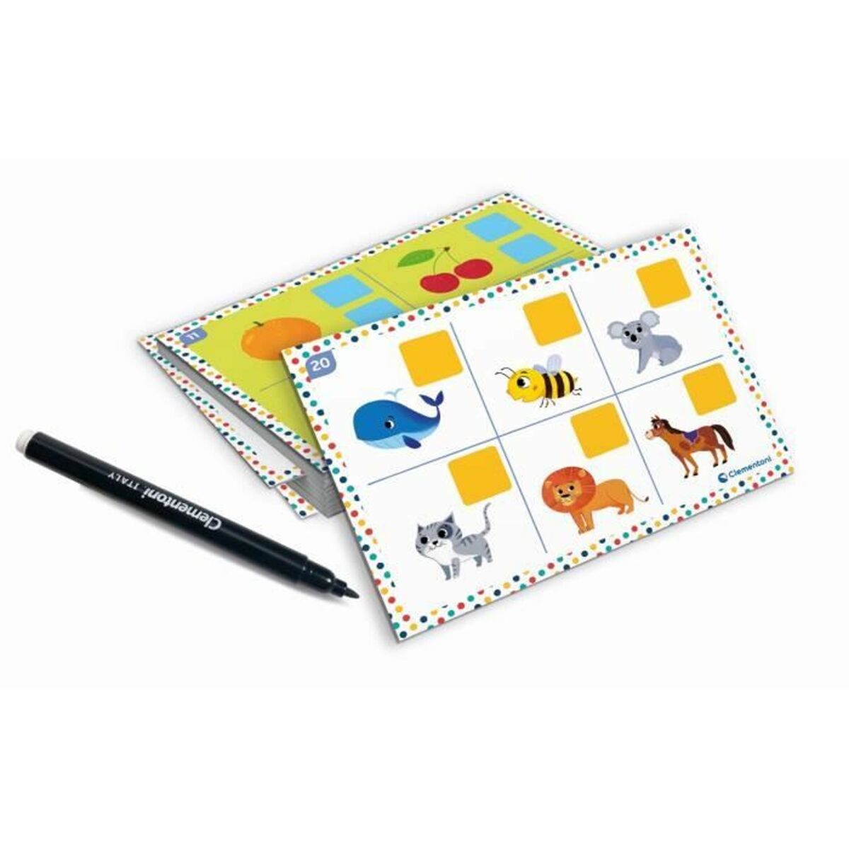 Настольная игра Clementoni Magnetic Letters & Animals Case (FR)-3