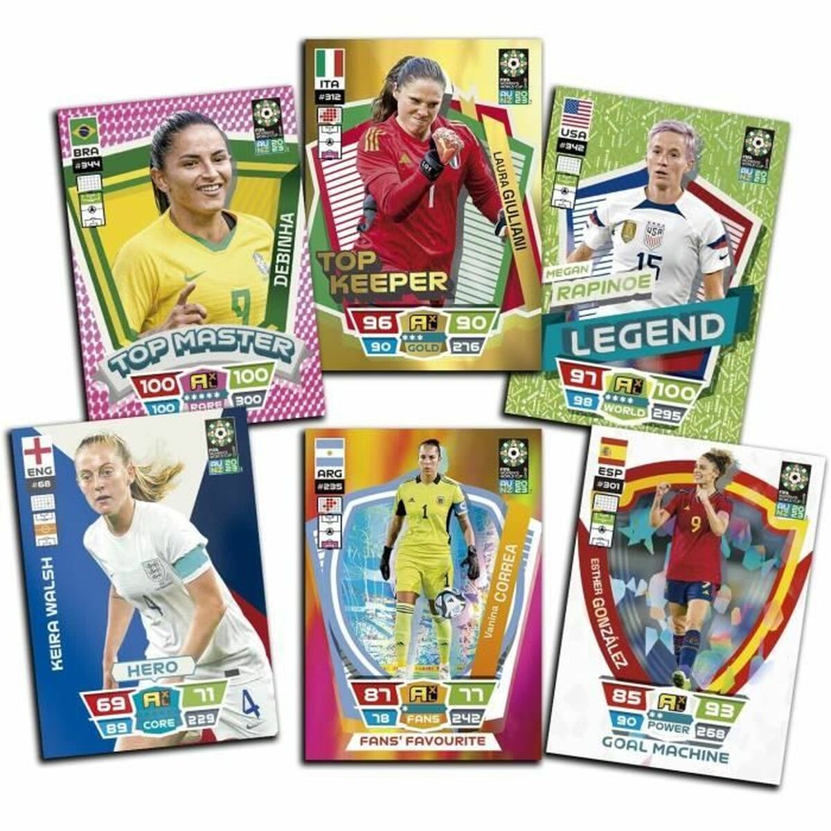 Набор коллекционных карточек Panini Adrenalyn XL FIFA Women's World Cup AU/NZ 2023-3