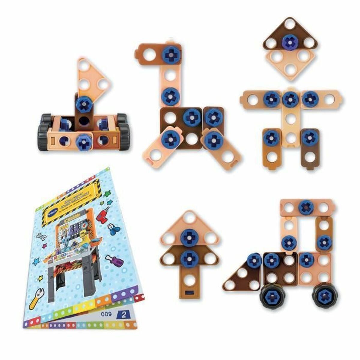 Инструментарий для детей Vtech Mon super établi interactif 62 Предметы-3