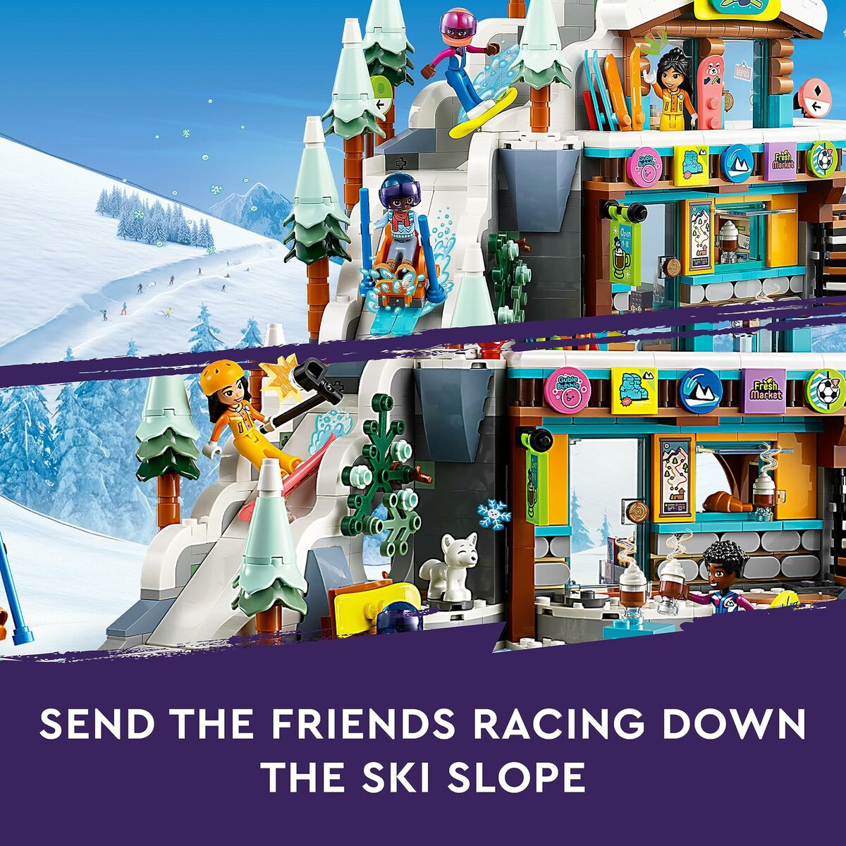 Playset Lego Friends 41756 Ski-Slope 980 Предметы-4