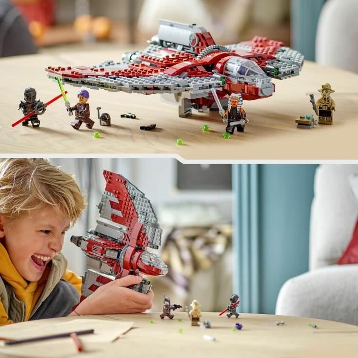 Playset Lego Star Wars 75362 Ahsoka Tano's T6 Jedi Shuttle 599 Предметы-2