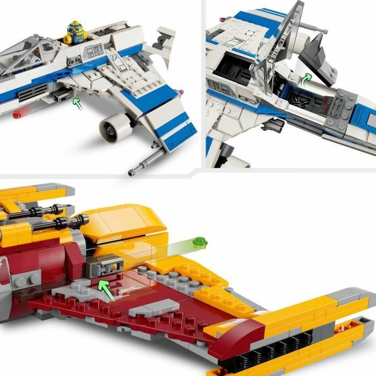 Playset Lego Star Wars 75364 New Republic E-Wing vs Shin Hati's Starfighter 1056 Предметы-4