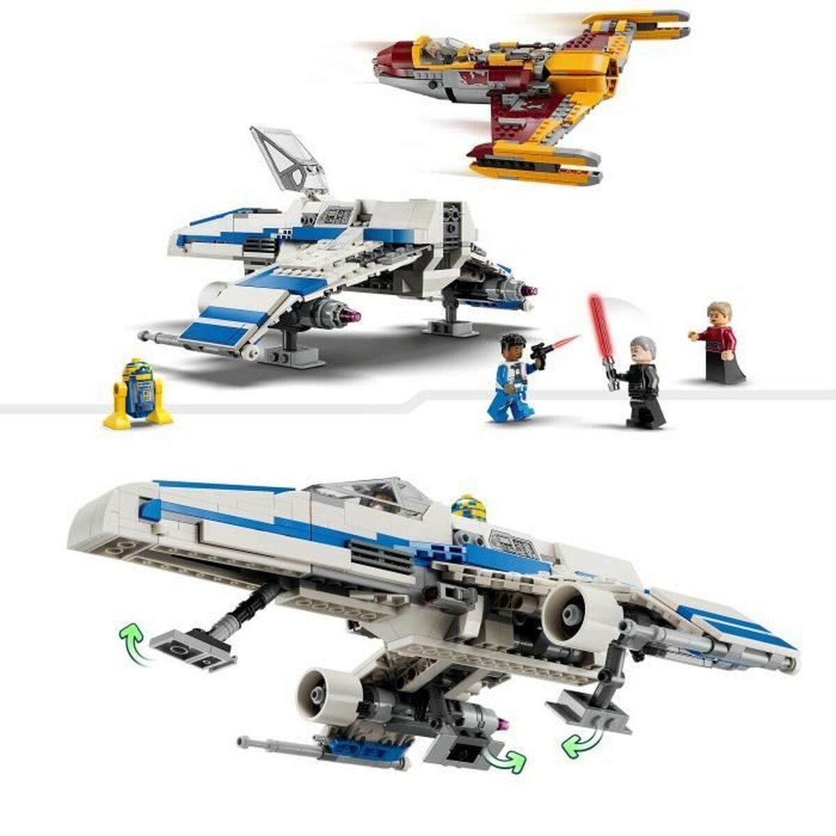 Playset Lego Star Wars 75364 New Republic E-Wing vs Shin Hati's Starfighter 1056 Предметы-5