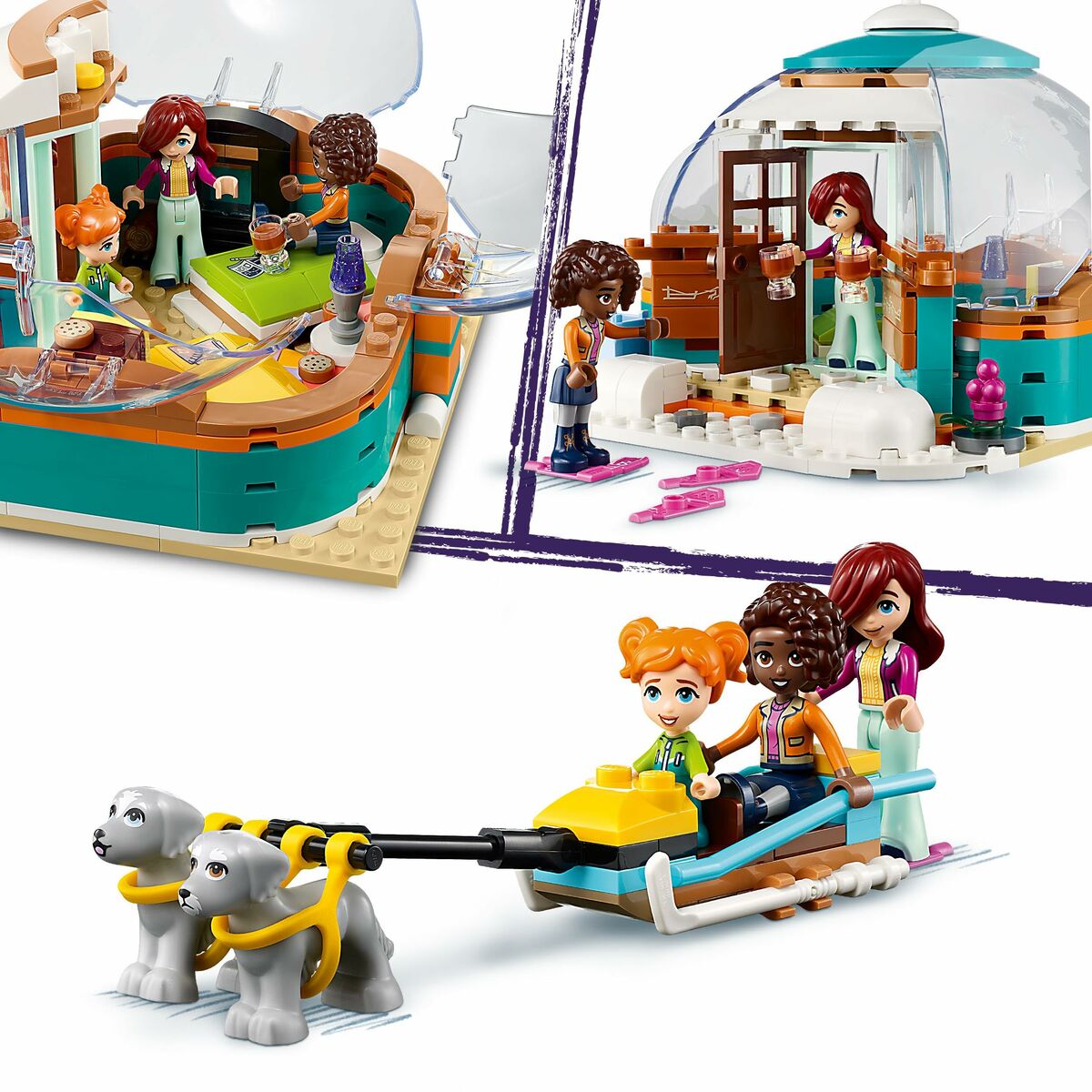 Playset Lego Friends 41760 Igloo Adventures 491 Предметы-4