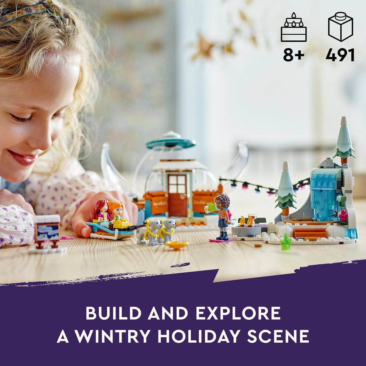Playset Lego Friends 41760 Igloo Adventures 491 Предметы-5