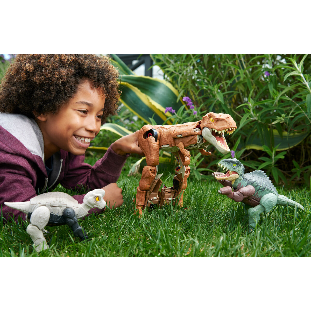 Динозавр Jurassic Park Tyrannosaurus Rex 2 в 1-8
