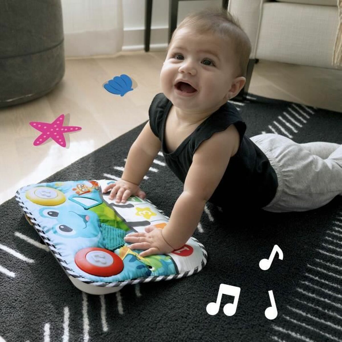 Подушка Baby Einstein Ocean Explorers Neptune's Kick & Explore музыкальный-2