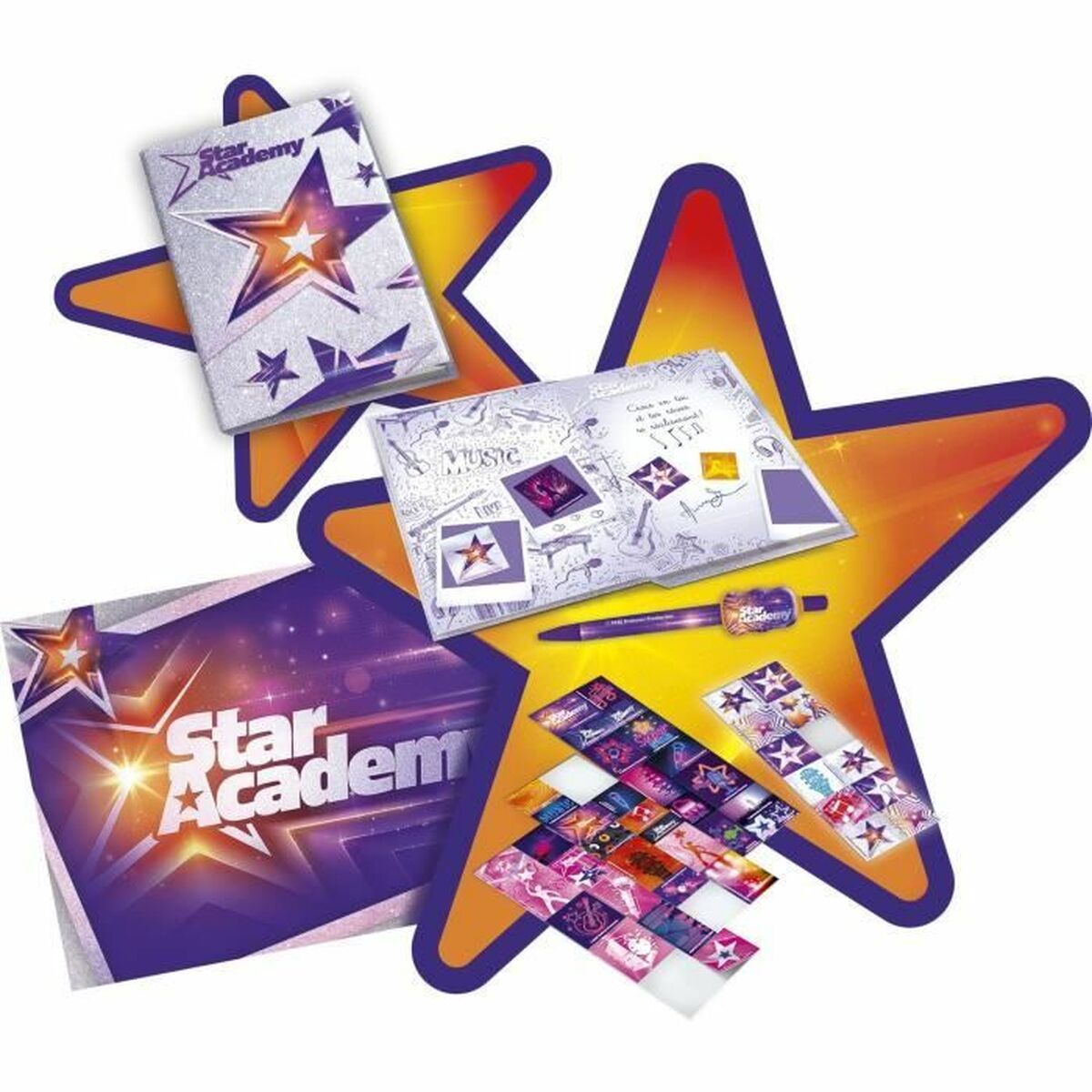 Дневник с аксессуарами Lansay STAR ACADEMY Разноцветный-2
