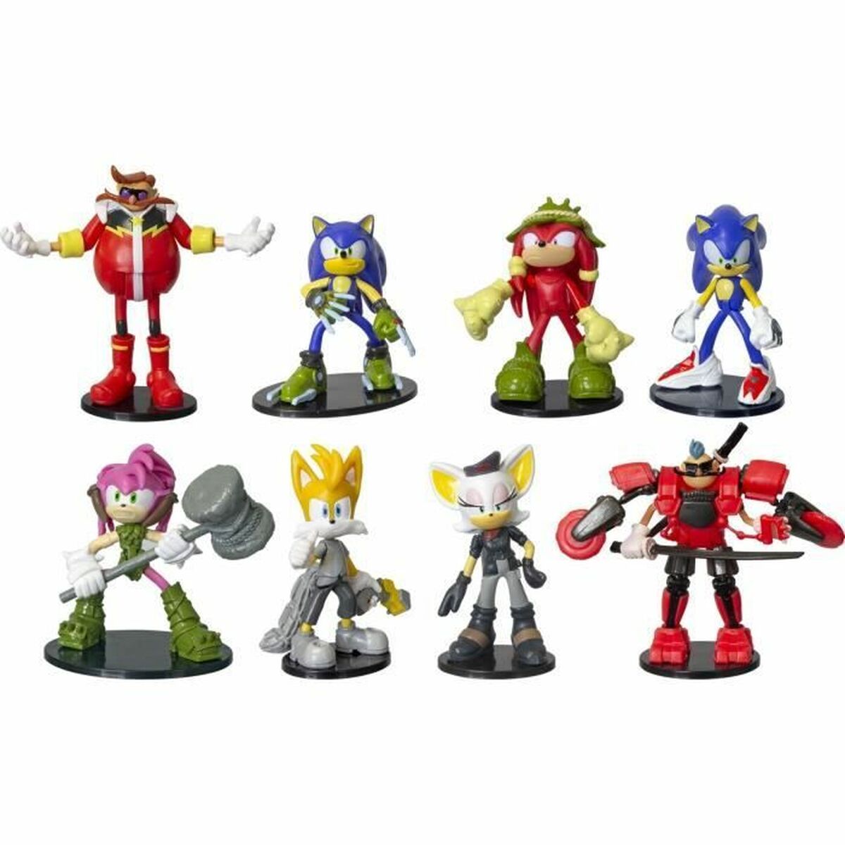 Фигурки с подвижными руками и ногами Sonic Prime 8 Предметы-2