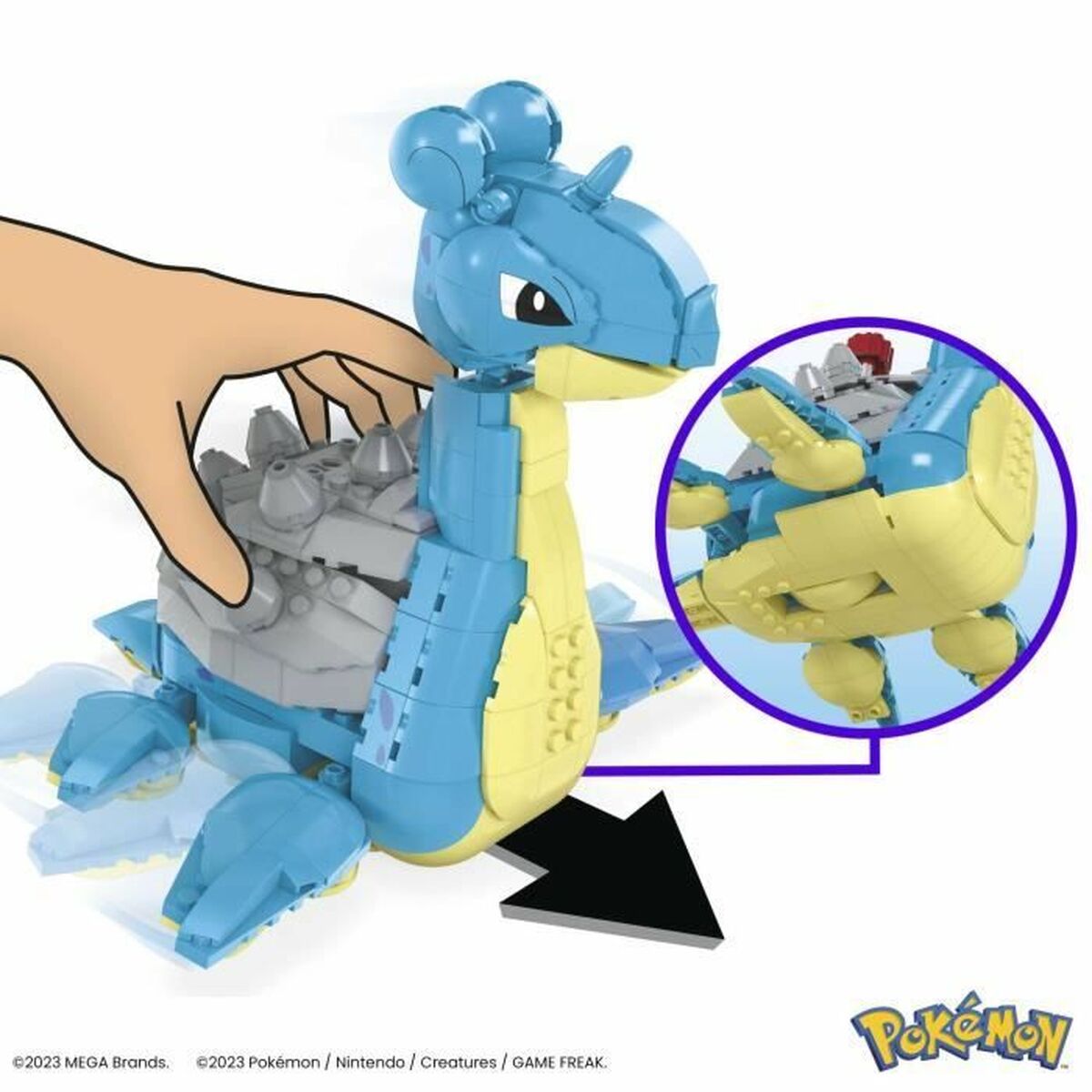 Строительный комплект Pokémon Mega Construx - Lapras 527 Предметы-3
