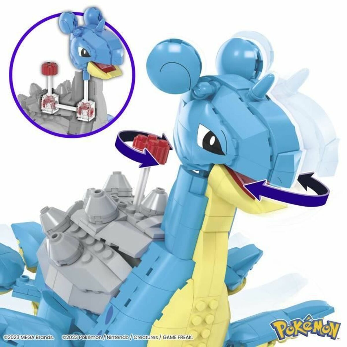Строительный комплект Pokémon Mega Construx - Lapras 527 Предметы-4