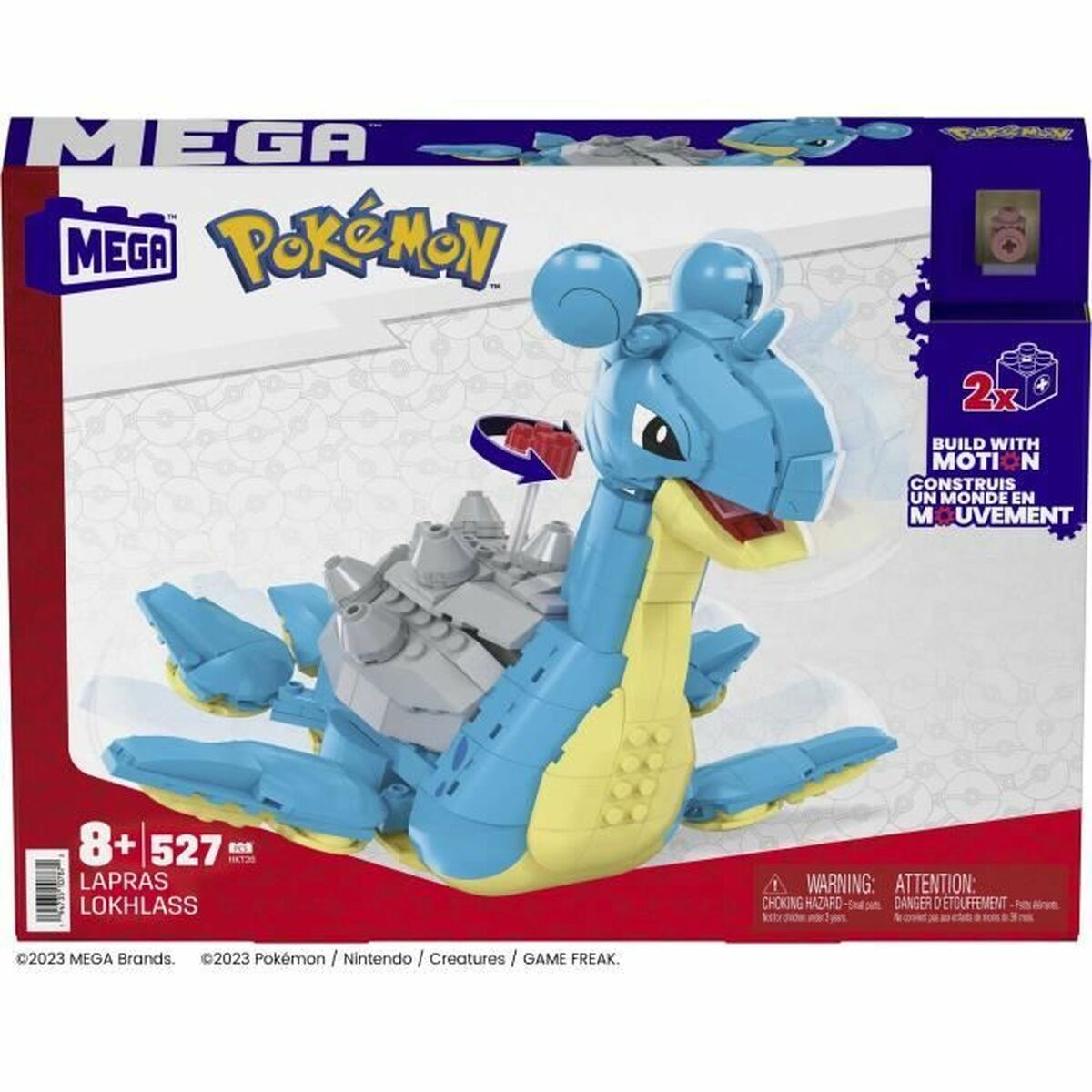 Строительный комплект Pokémon Mega Construx - Lapras 527 Предметы-5