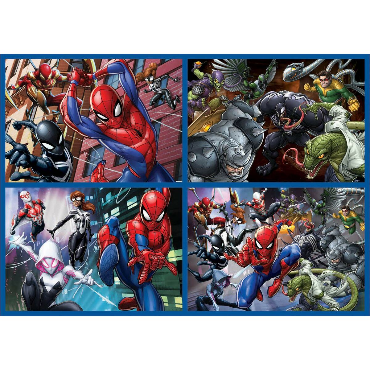 Набор из 4 пазлов Spiderman Educa 18102 380 Предметы-3