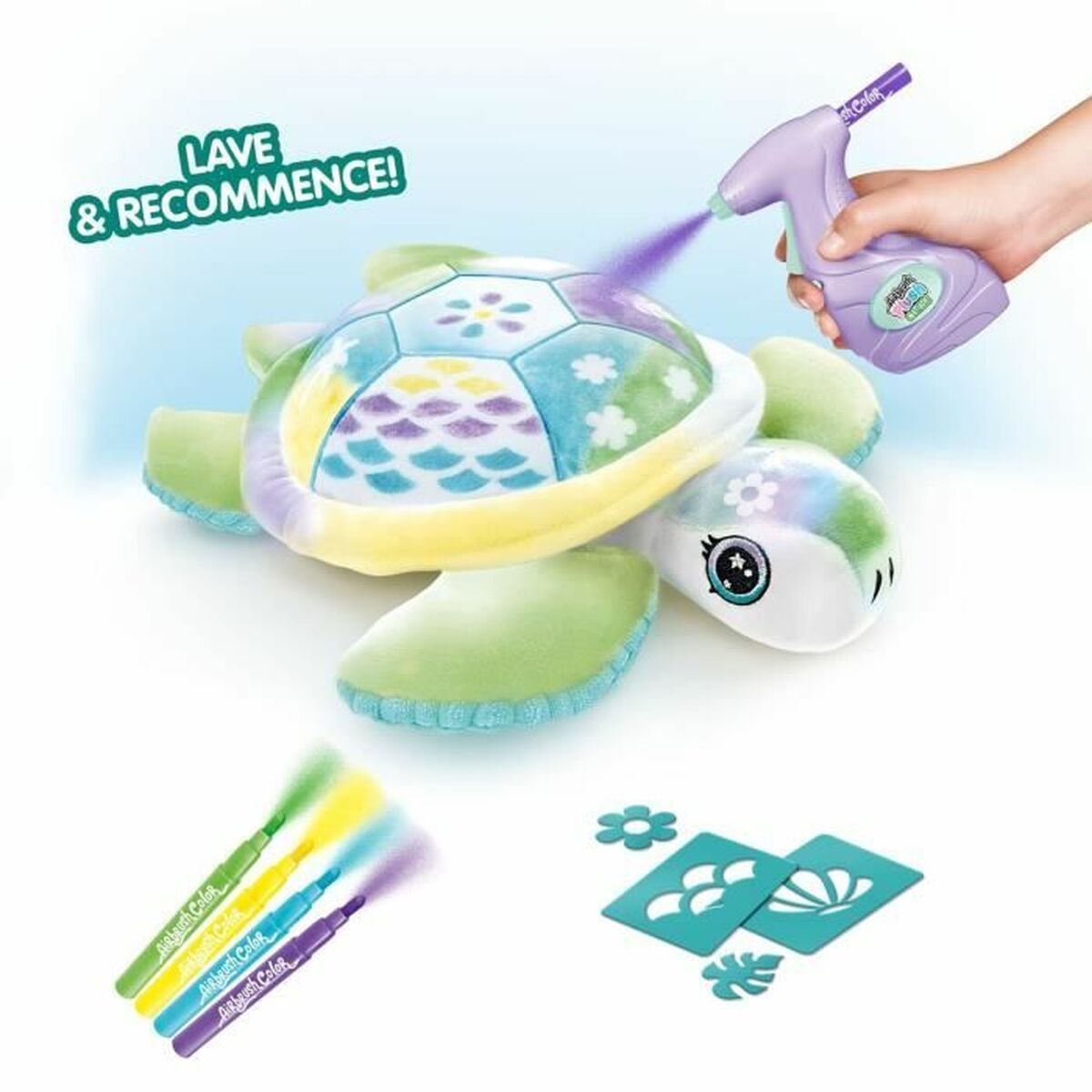 Плюшевая игрушка для раскраски Airbrush Plus Nature Canal Toys Turtle-3