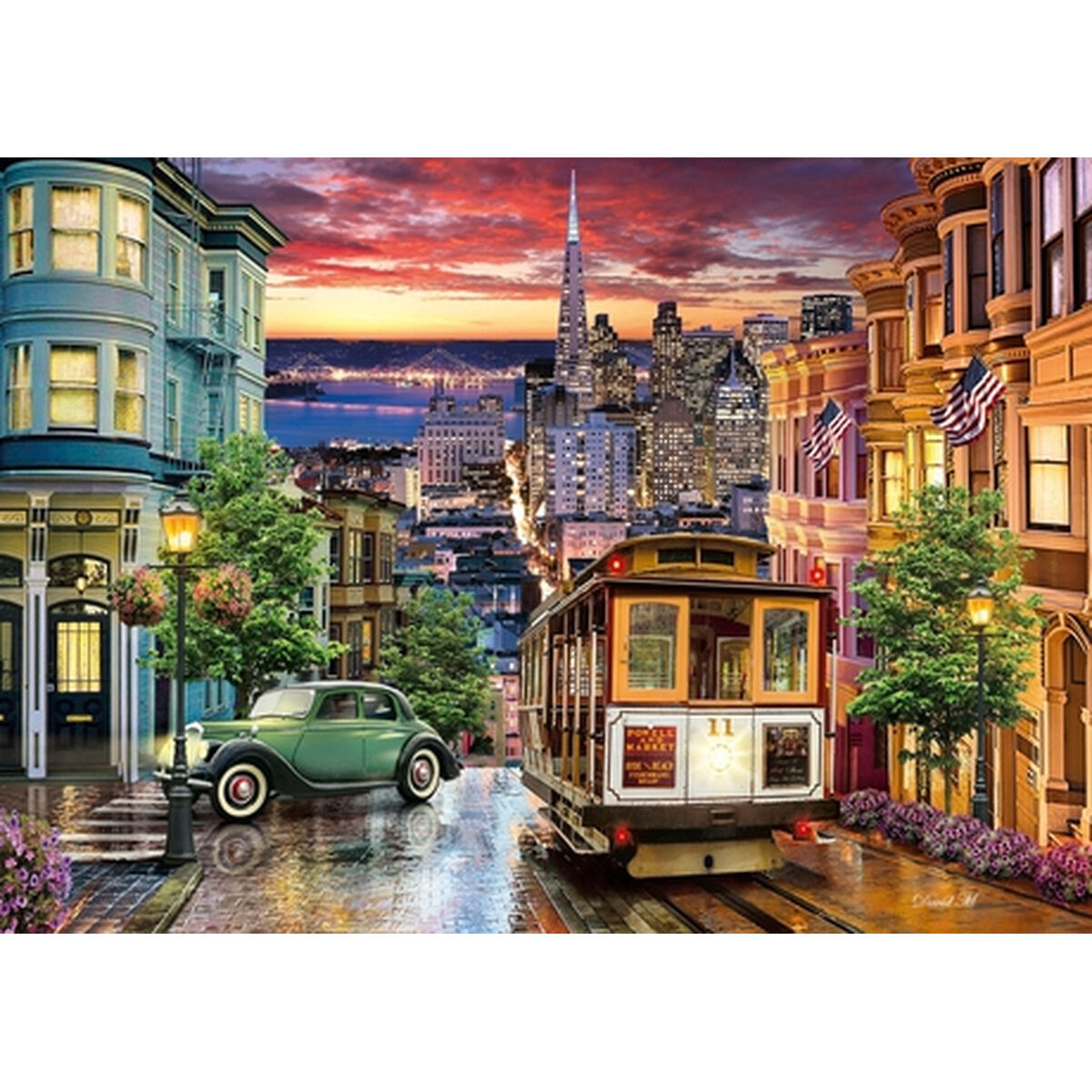Головоломка Clementoni 33547 San Francisco - USA 3000 Предметы-2