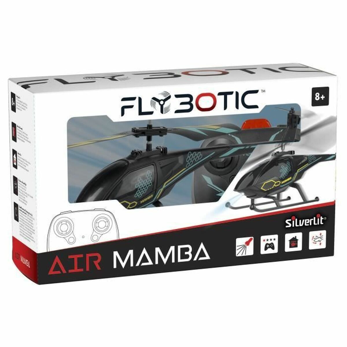 Машинка на радиоуправлении Flybotic Черный/Синий Чёрный-2