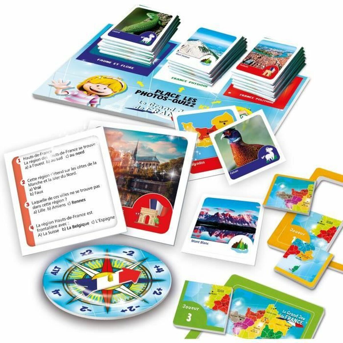 Настольная игра Lisciani Giochi Le Grand Jeu de France (FR)-3