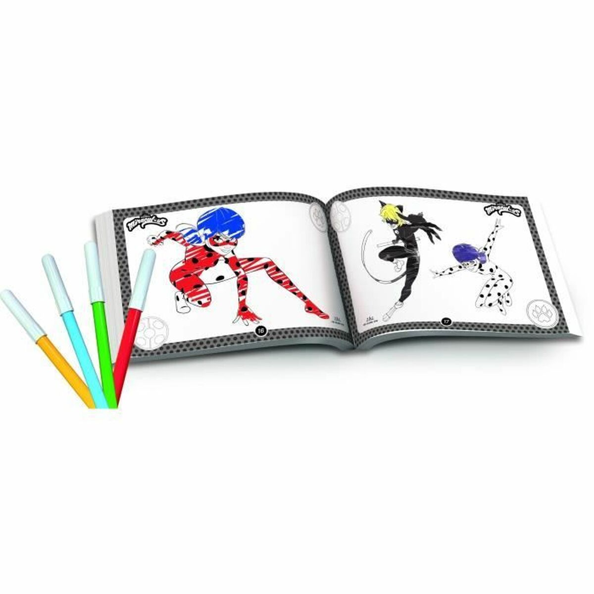 Листы для рисования Lisciani Giochi Miracoulos LadyBug Разноцветный-2
