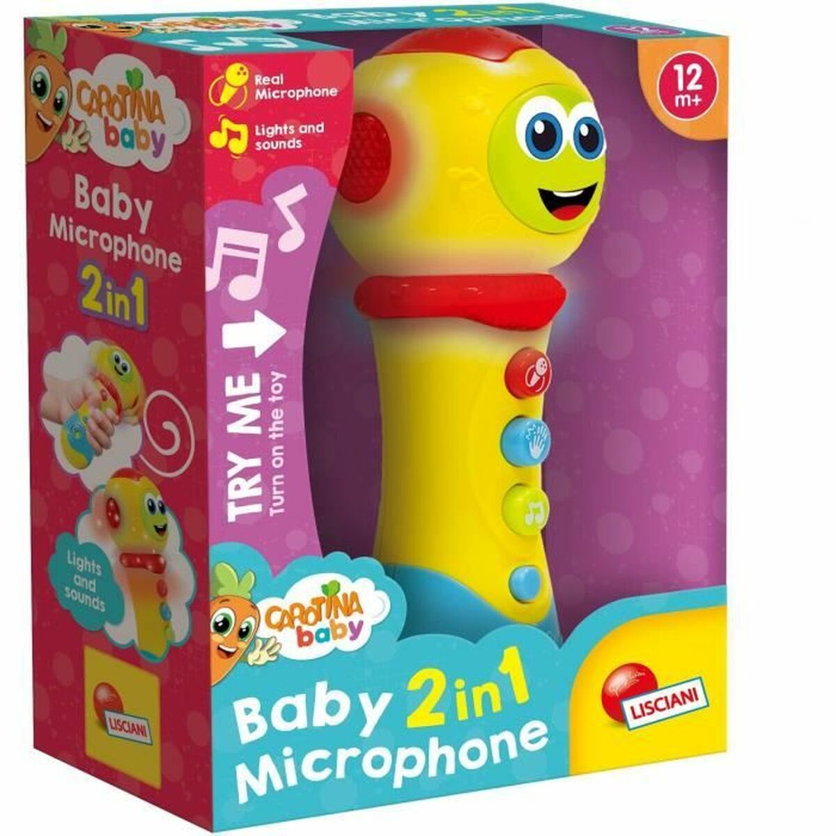 Образовательная игрушка Lisciani Giochi Carotina Baby 2 в 1-2
