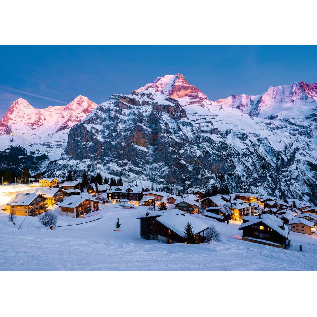 Головоломка Ravensburger 17316 The Bernese Oberland - Switzerland 1000 Предметы-3