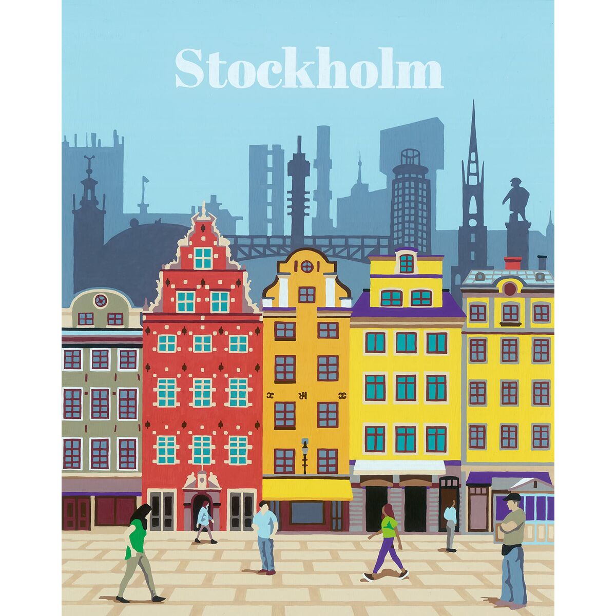 Набор «Раскраска по номерам» Ravensburger Stockholm-3