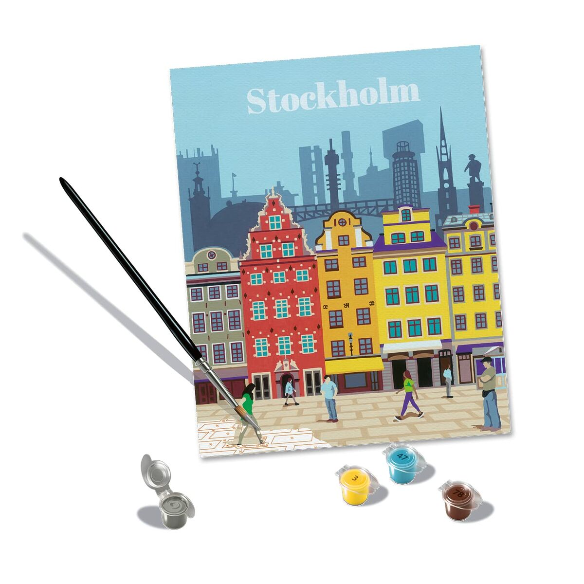 Набор «Раскраска по номерам» Ravensburger Stockholm-4