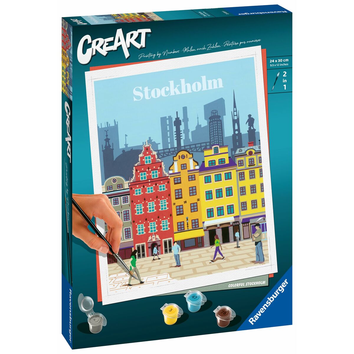 Набор «Раскраска по номерам» Ravensburger Stockholm-5