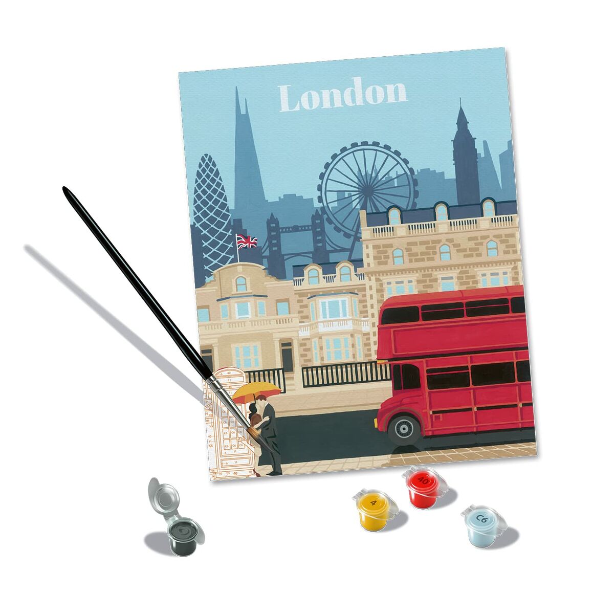 Набор «Раскраска по номерам» Ravensburger London-2