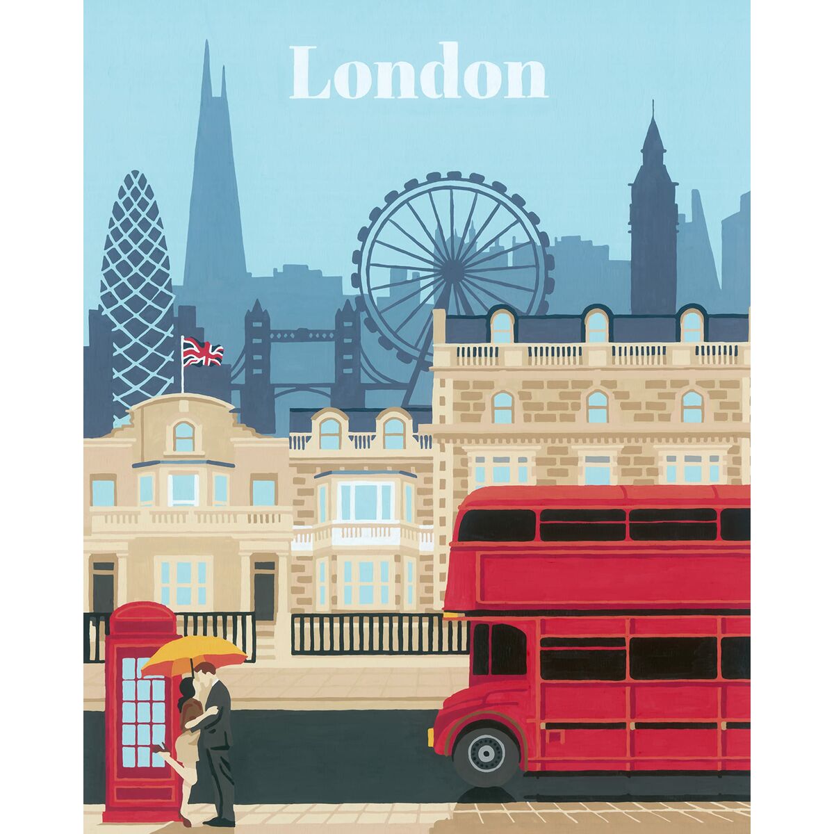 Набор «Раскраска по номерам» Ravensburger London-4