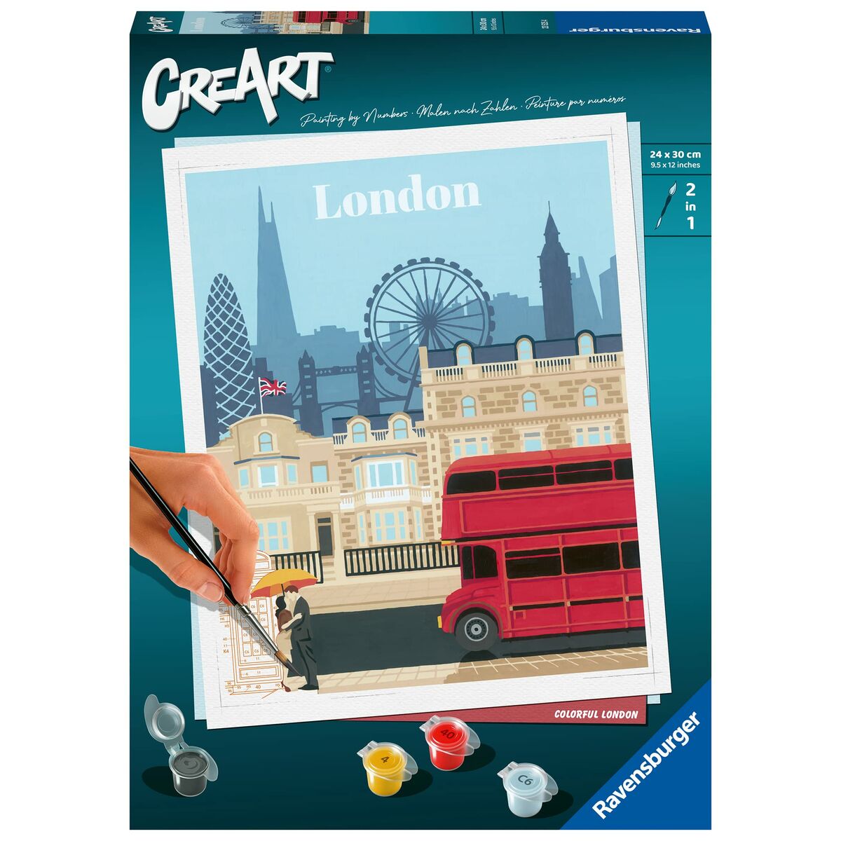 Набор «Раскраска по номерам» Ravensburger London-5