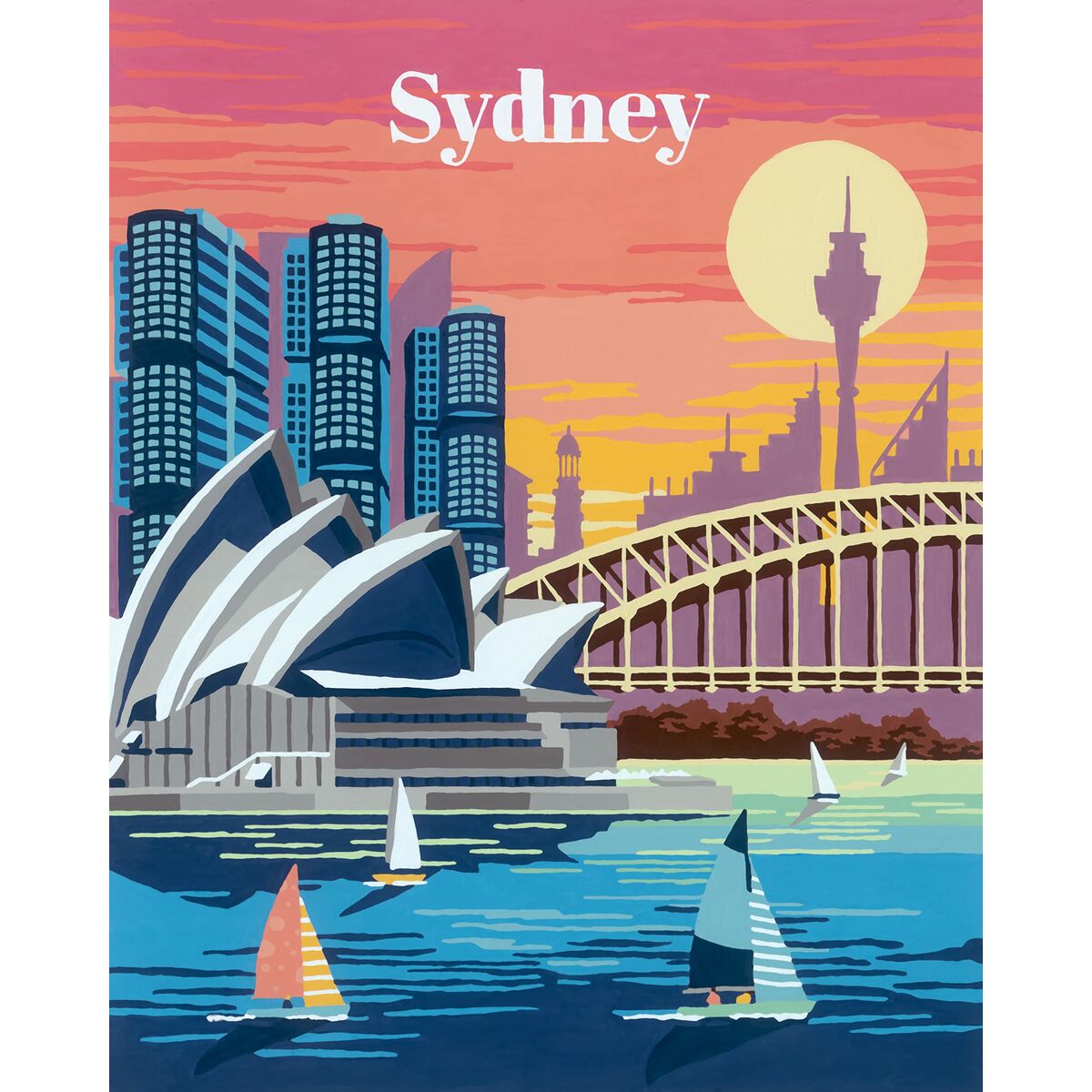 Набор «Раскраска по номерам» Ravensburger Sydney-5
