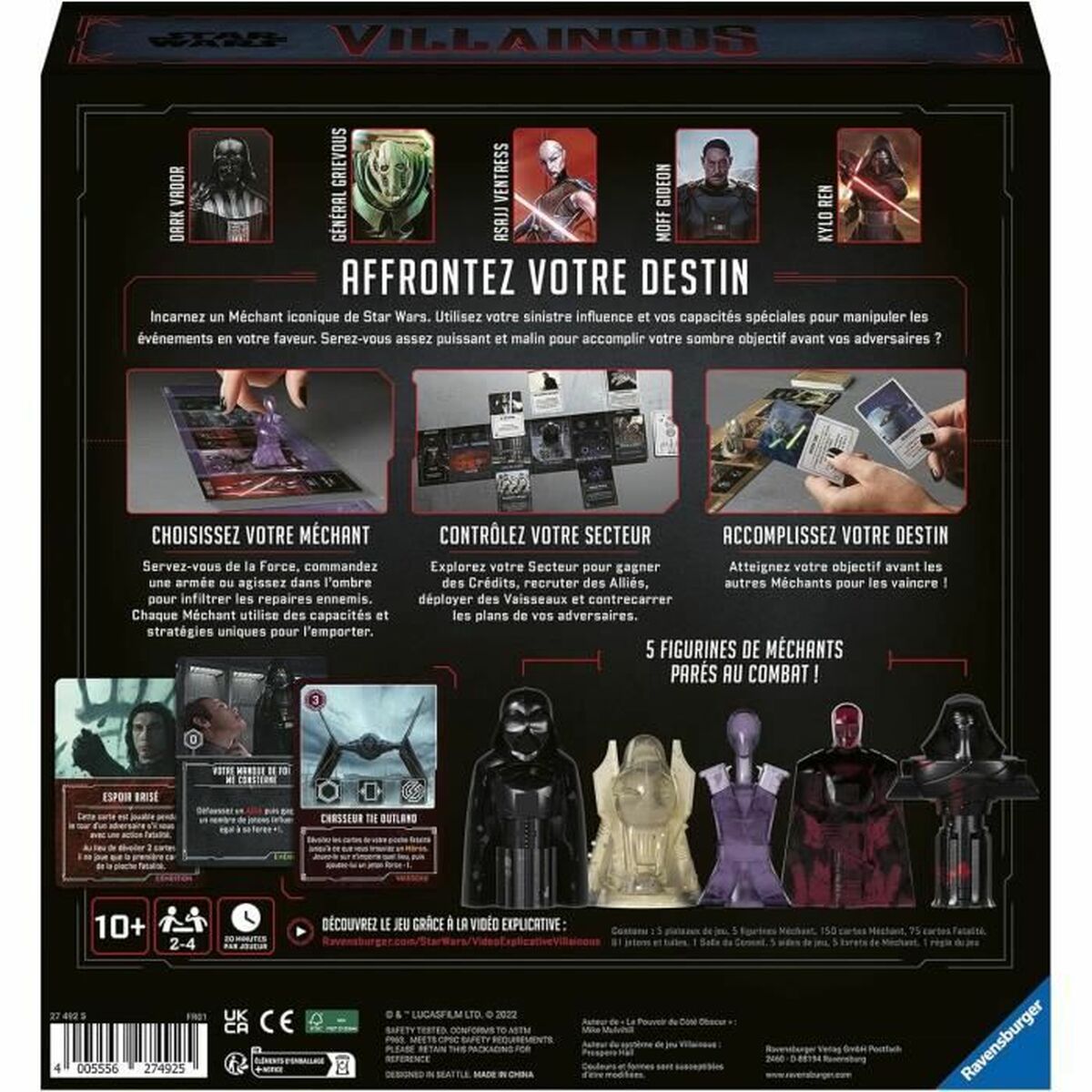 Настольная игра Star Wars Ravensburger 27492 Villainous-6