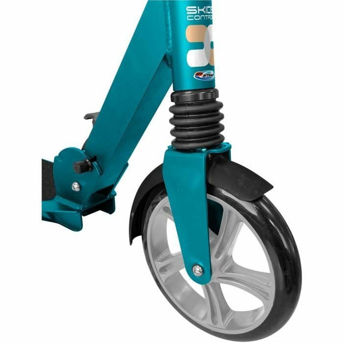 Скейт Stamp Oxygen Черный/Синий Зеленый-4