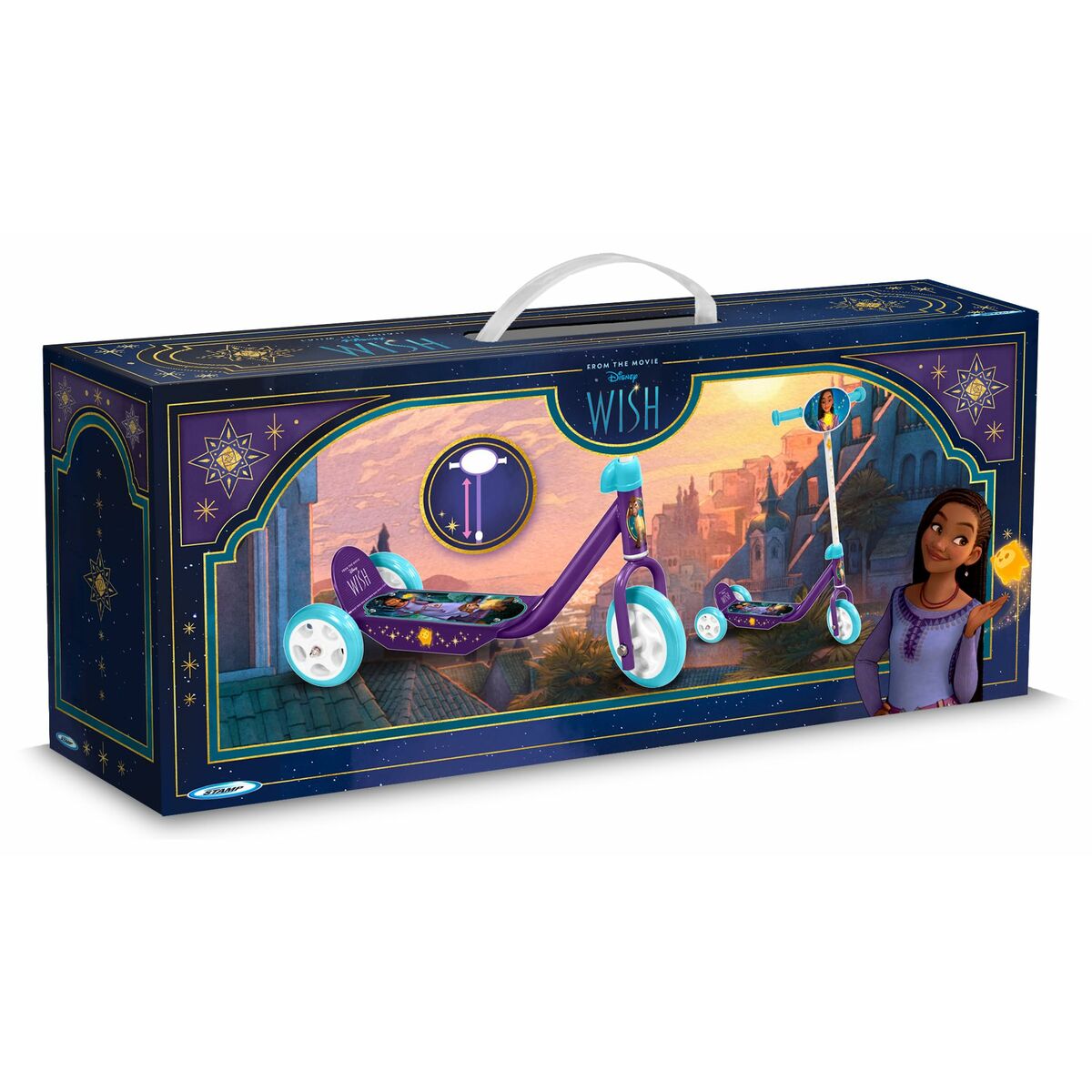Скейт Disney Фиолетовый wish-2