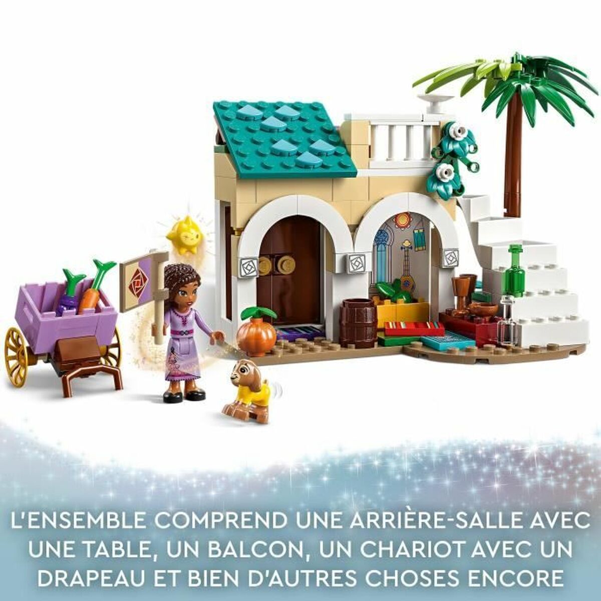 Playset Lego Disney Wish 43223 Asha in Rosas Town 154 Предметы-5
