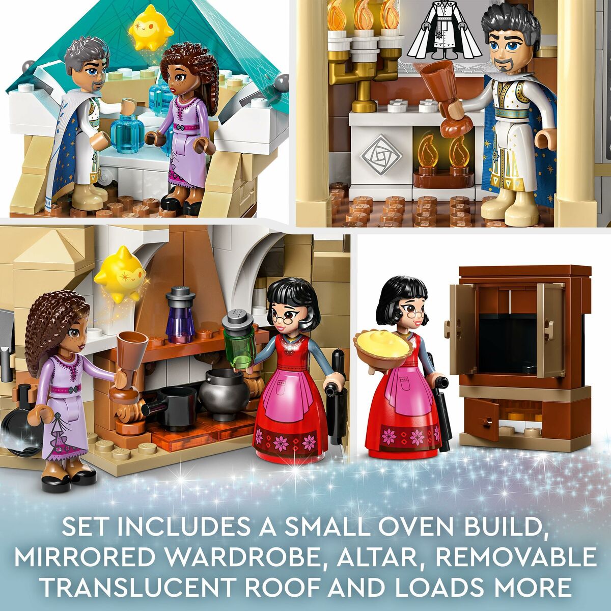 Playset Lego Disney Wish 43224 King Magnifico's Castle 613 Предметы-5