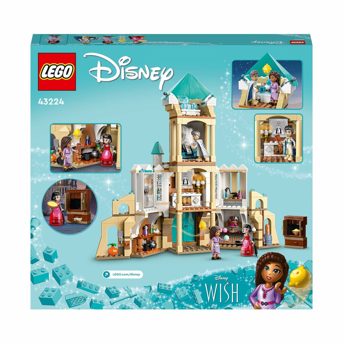 Playset Lego Disney Wish 43224 King Magnifico's Castle 613 Предметы-8