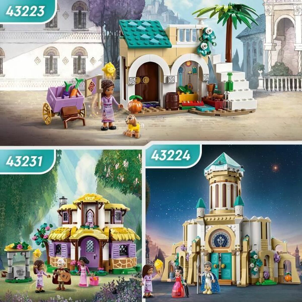 Playset Lego isney Wish 43231 Asha's Cottage-3