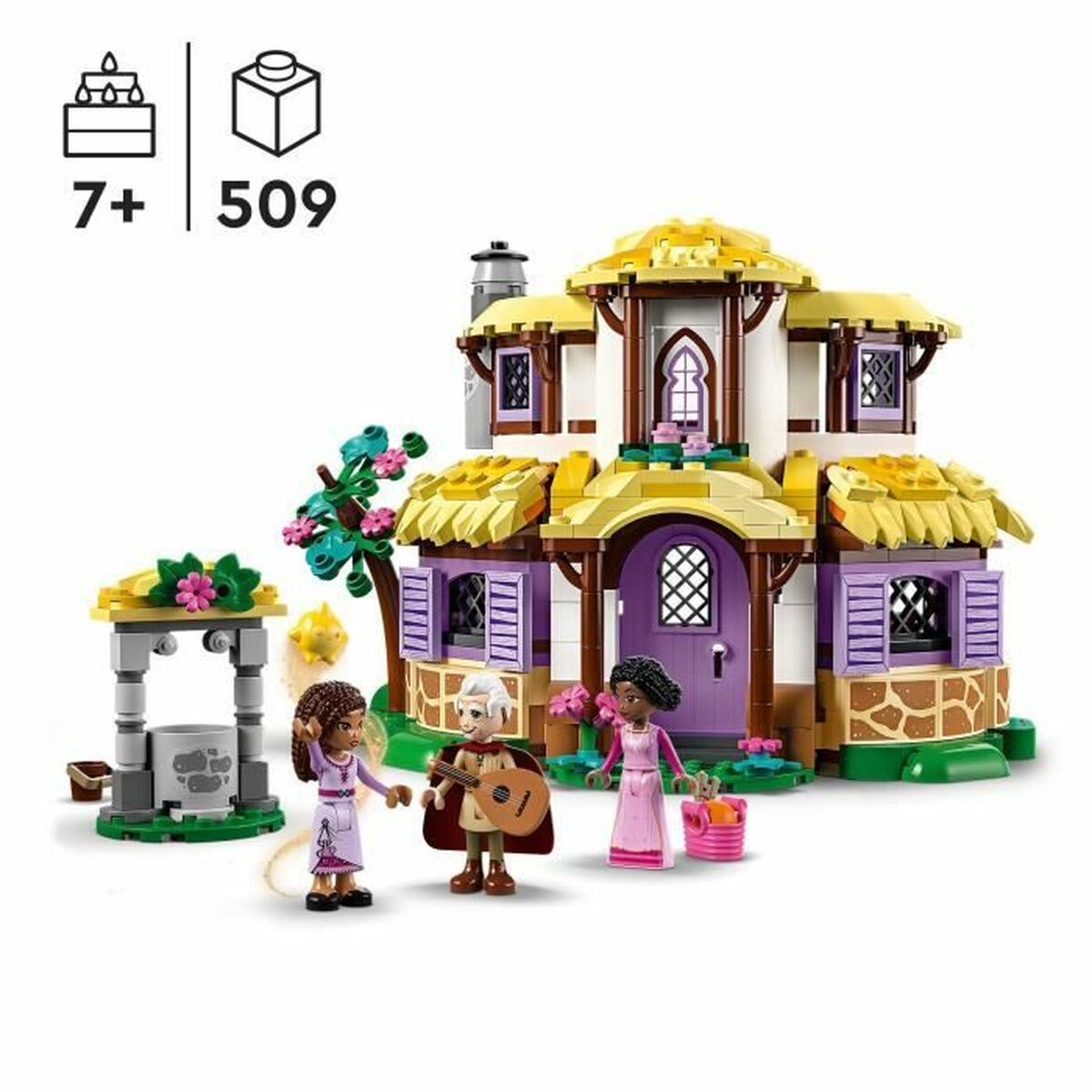 Playset Lego isney Wish 43231 Asha's Cottage-6