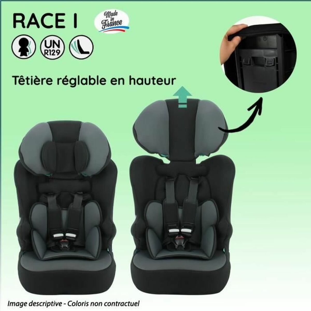 Автокресло Nania RACE Серый-2