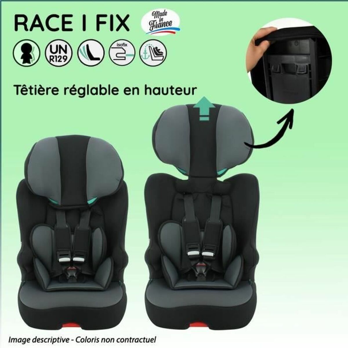 Автокресло Nania RACE Красный ISOFIX-3