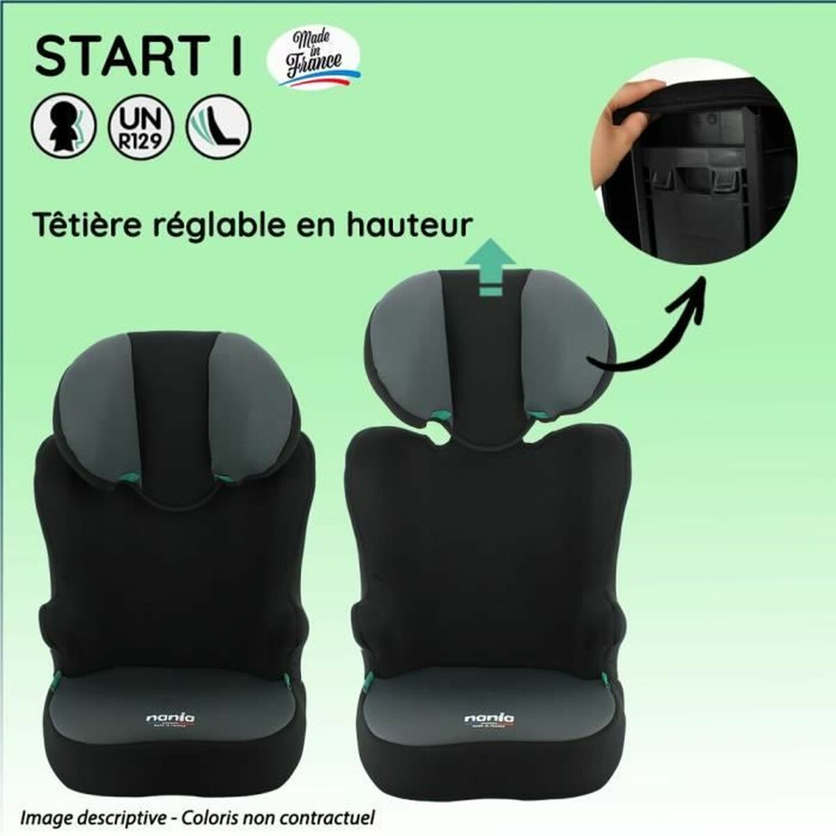 Автокресло Nania NANIA START I Жираф II (15-25 kg) III (22 - 36 kg)-3
